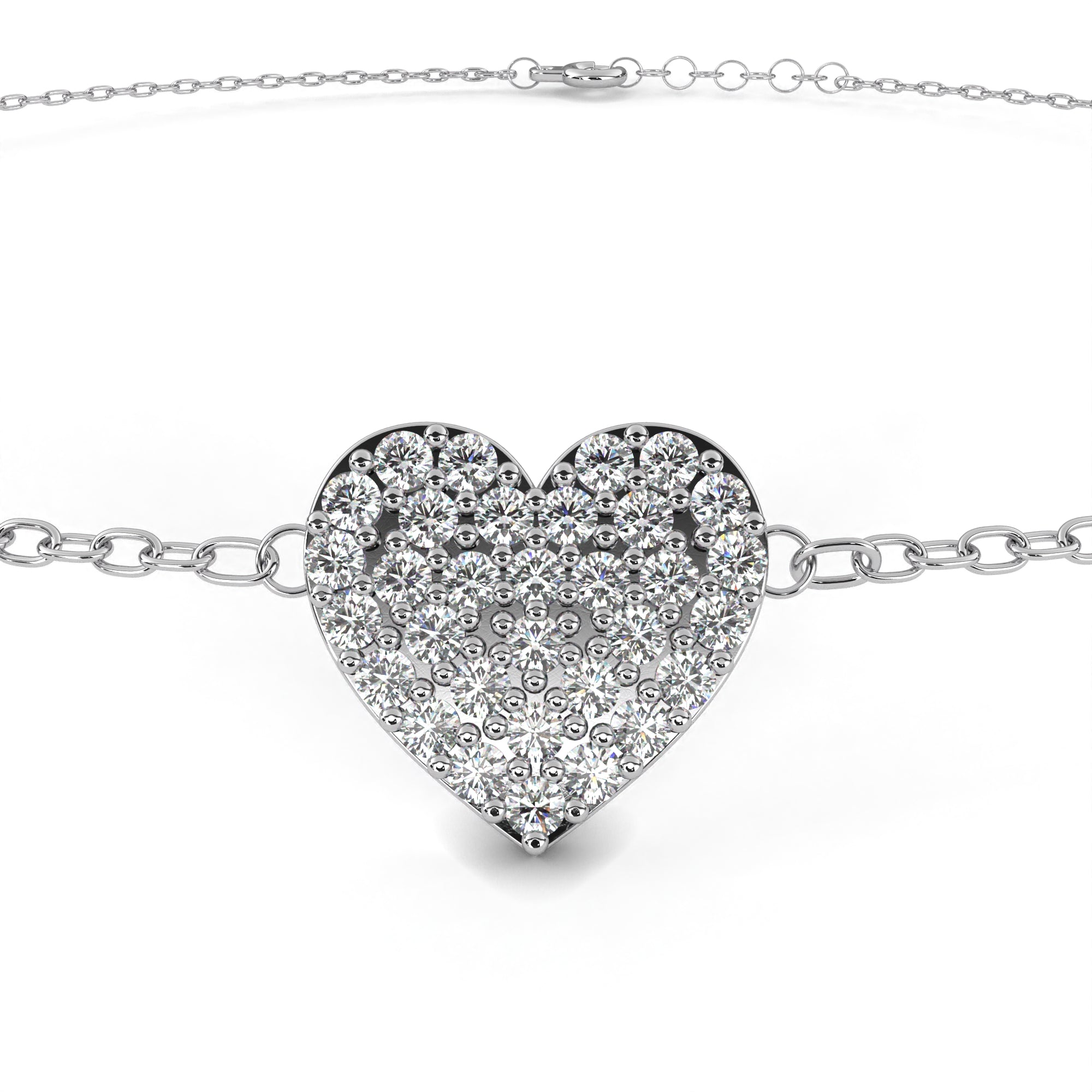 Solitairekart 0.21ct Round Cut Lab Grown Diamond Bracelet
